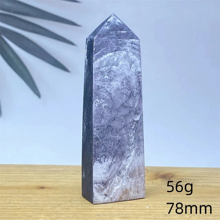 Purple Lepidolite Crystal Tower