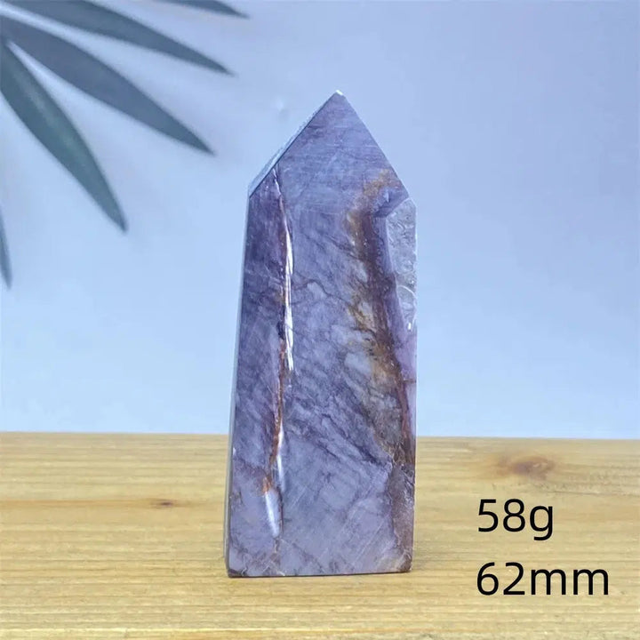 Purple Lepidolite Crystal Tower