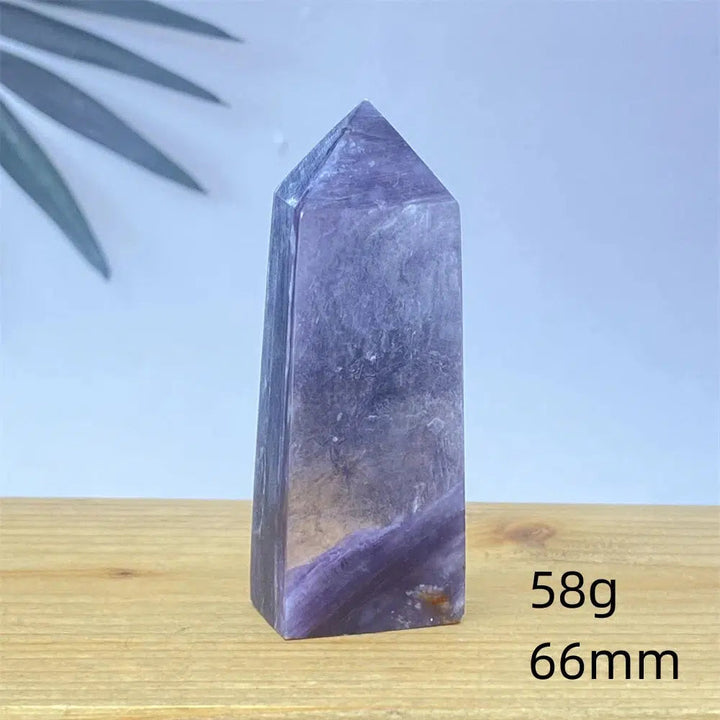 Purple Lepidolite Crystal Tower