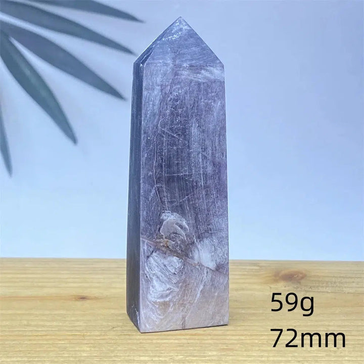 Purple Lepidolite Crystal Tower