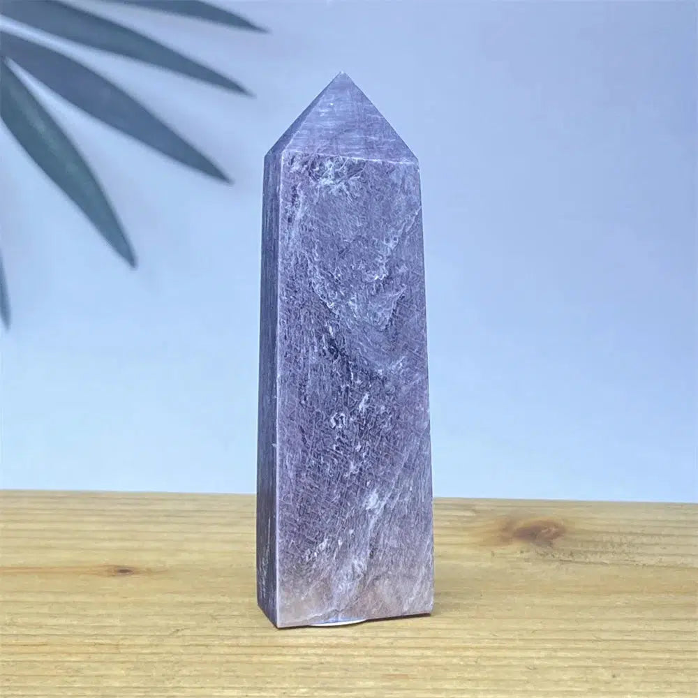 Purple Lepidolite Crystal Tower