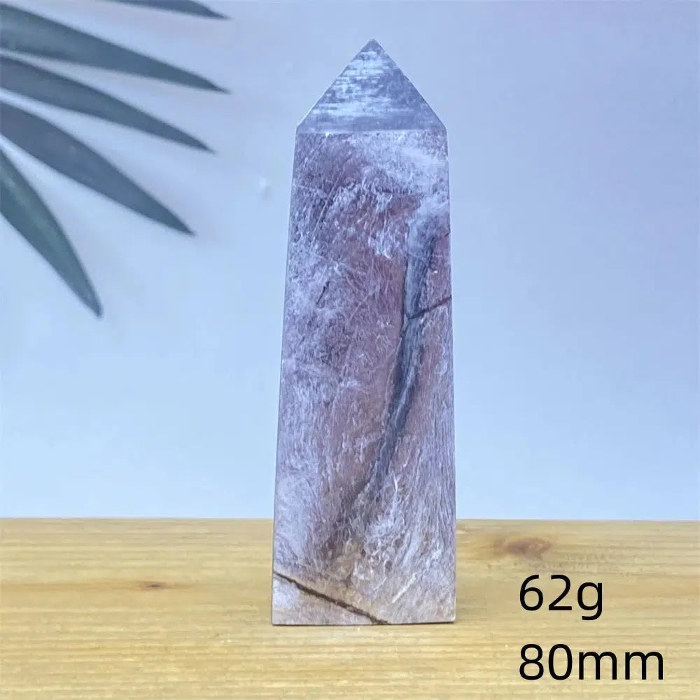 Purple Lepidolite Crystal Tower