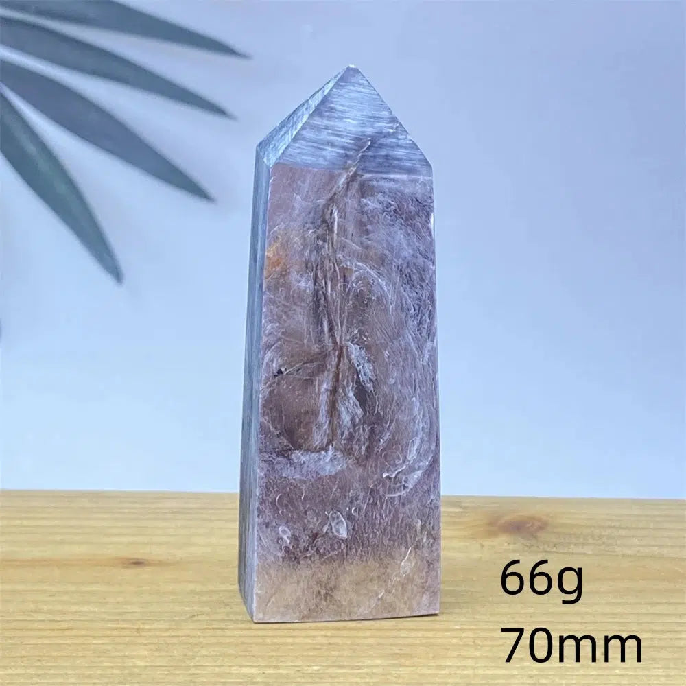 Purple Lepidolite Crystal Tower