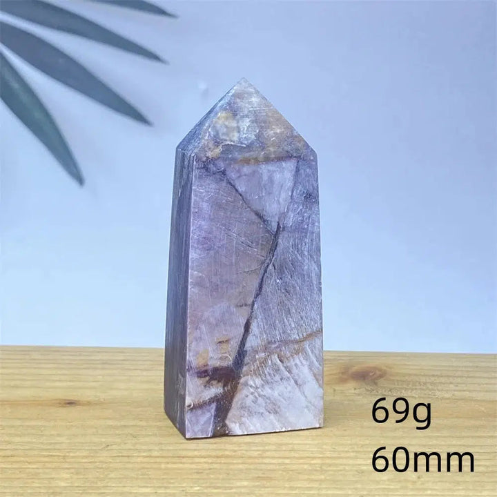 Purple Lepidolite Crystal Tower