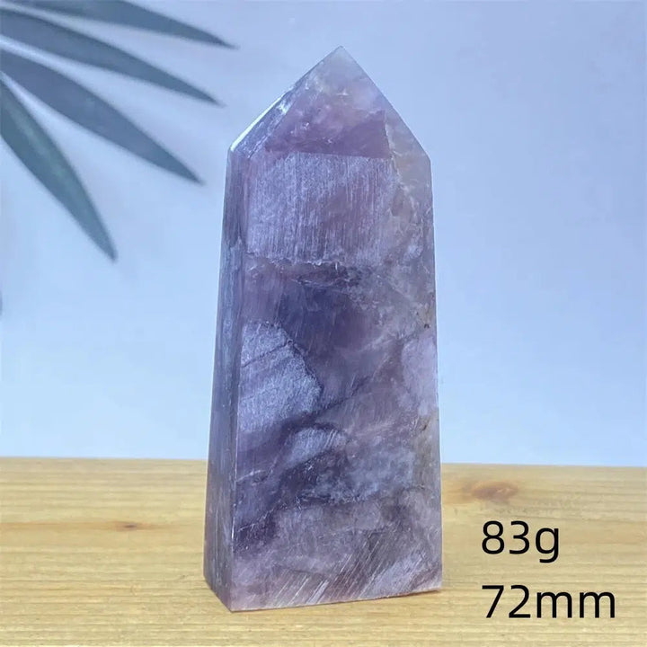 Purple Lepidolite Crystal Tower