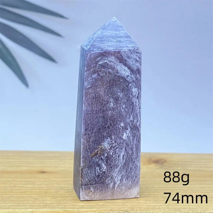 Purple Lepidolite Crystal Tower