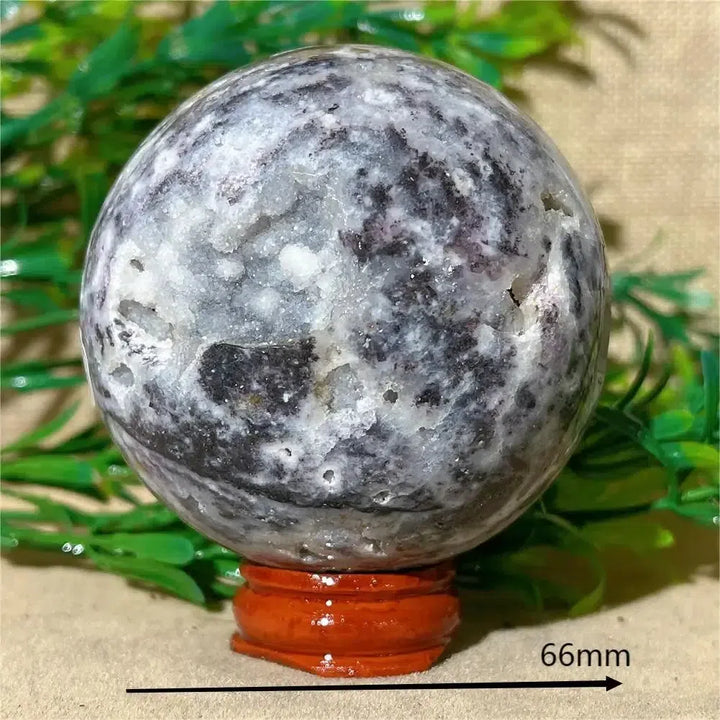 Purple Sphalerite Druzy Crystal Sphere