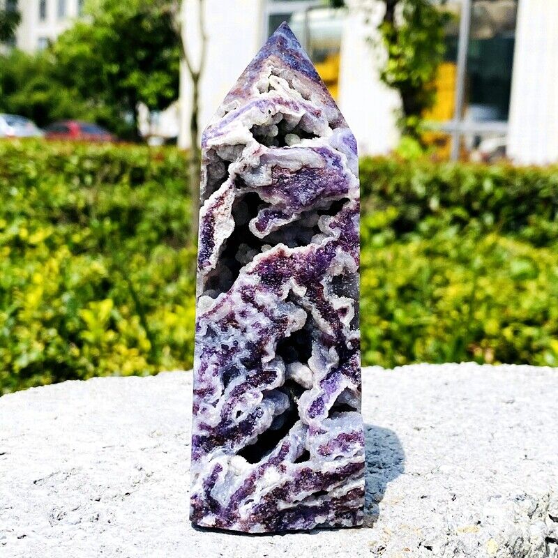 Purple Sphalerite Tower (Rare Material)