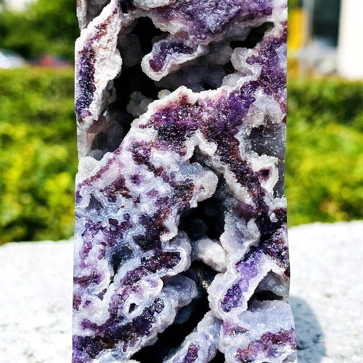 Purple Sphalerite Tower (Rare Material)