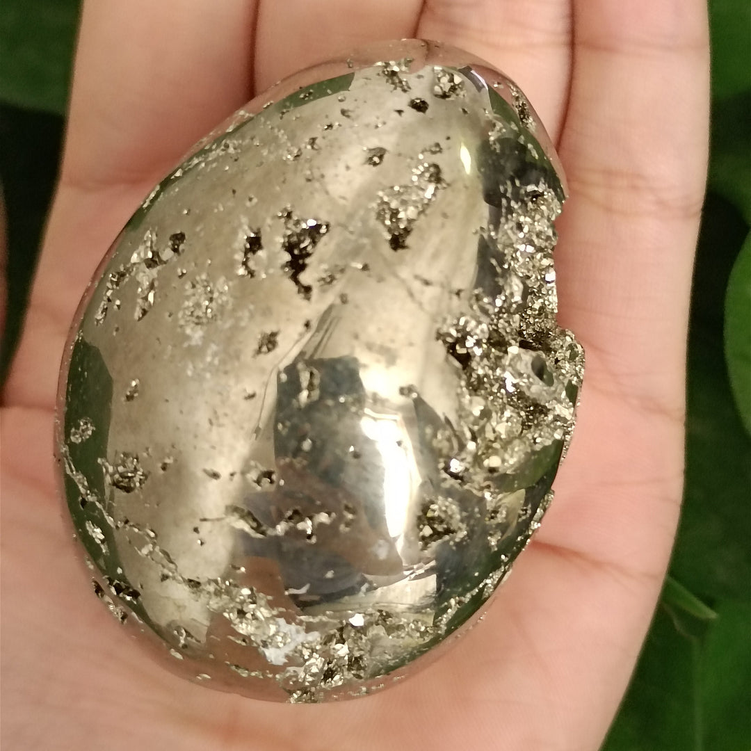 Pyrite Crystal Egg