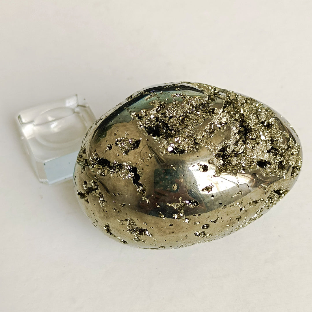 Pyrite Crystal Egg