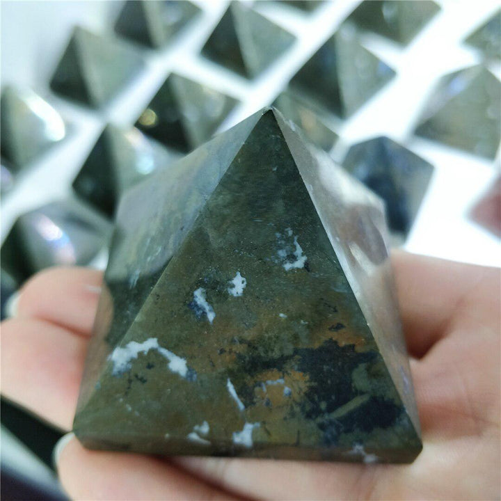 Pyrite Pyramid Crystal Ornament