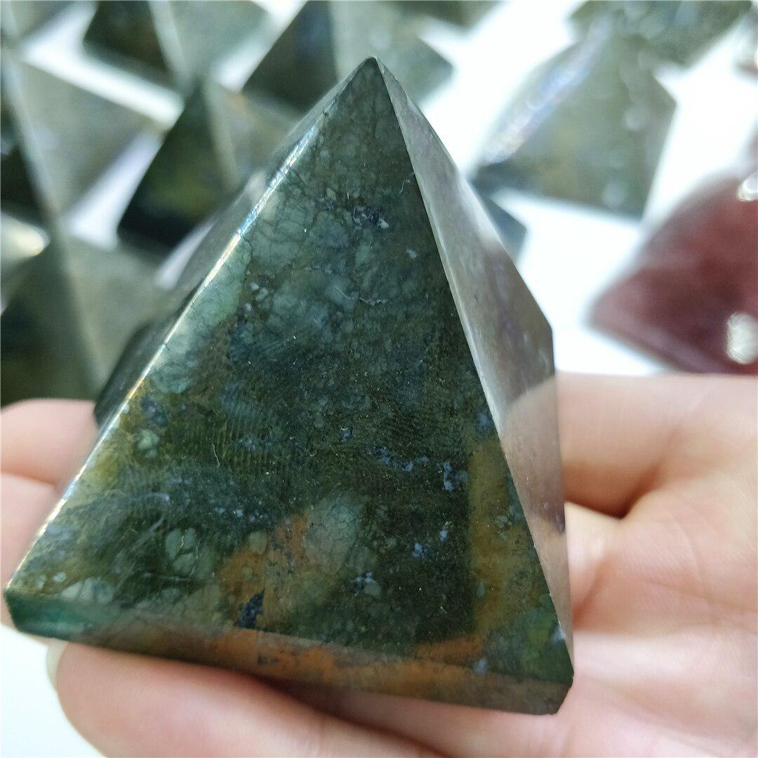 Pyrite Pyramid Crystal Ornament