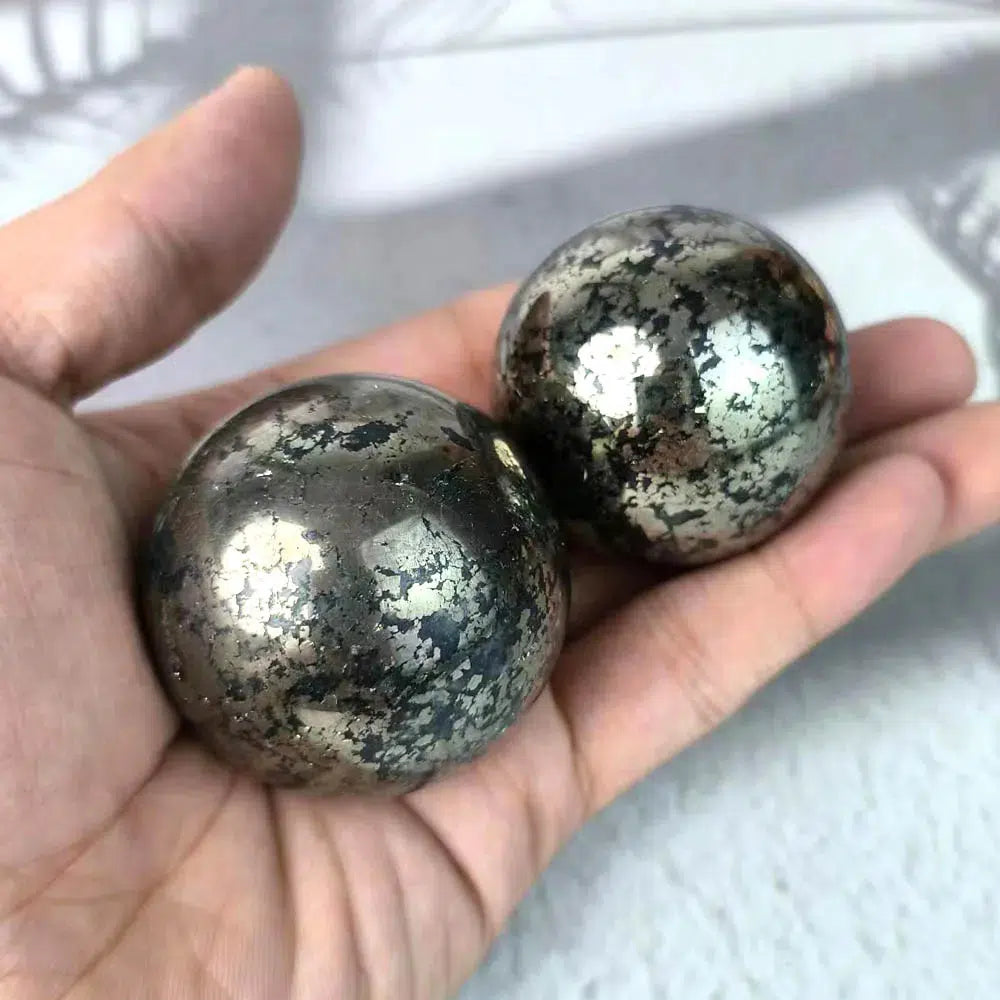 Pyrite Sphere with Stand