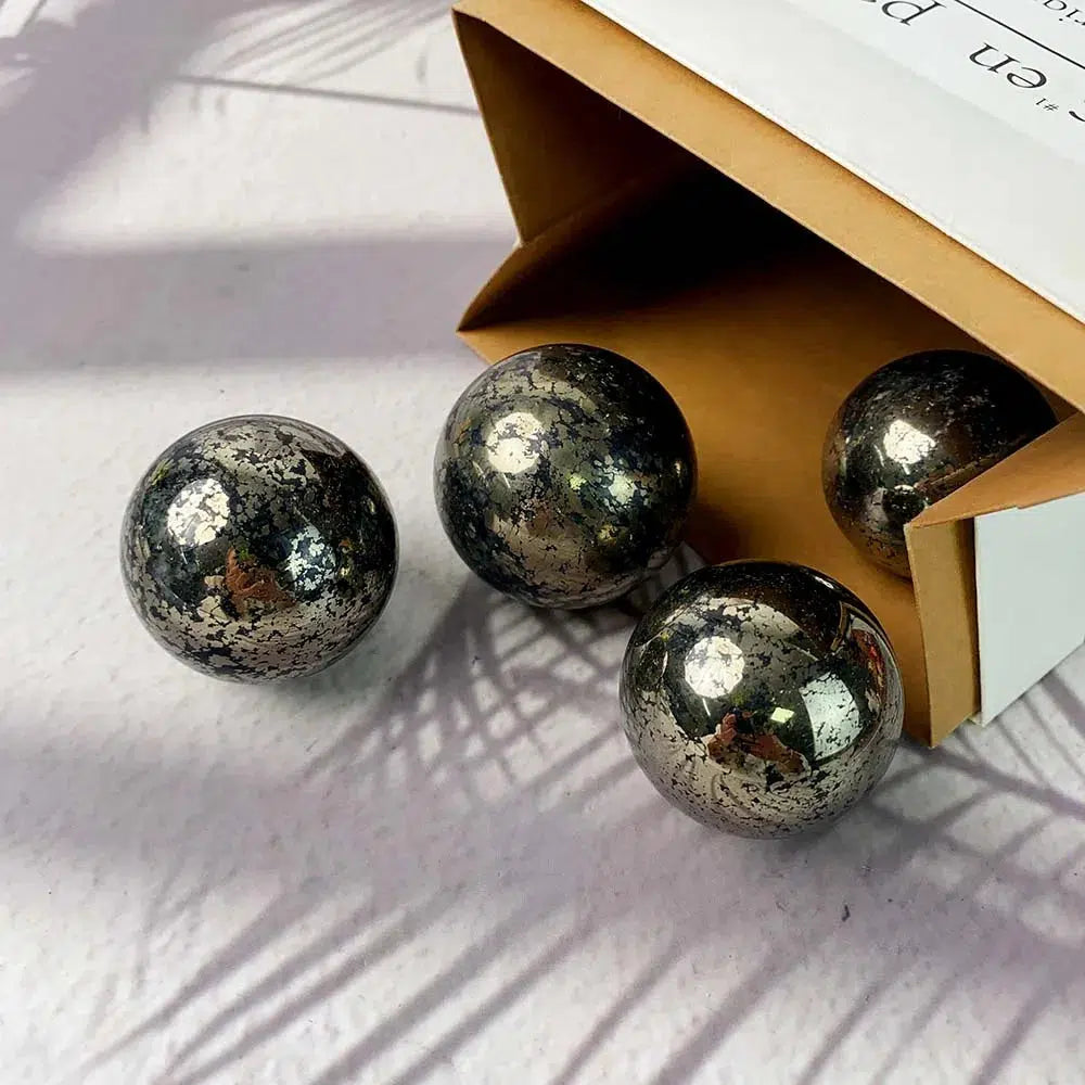 Pyrite Sphere with Stand