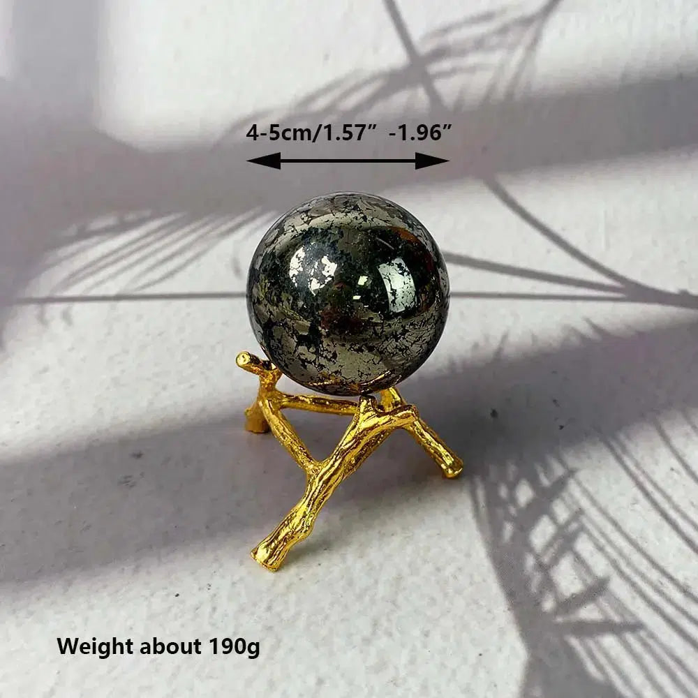 Pyrite Sphere with Stand