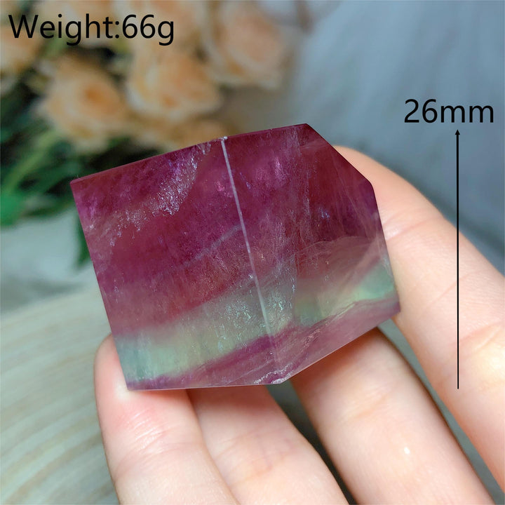 Rainbow Fluorite Cube