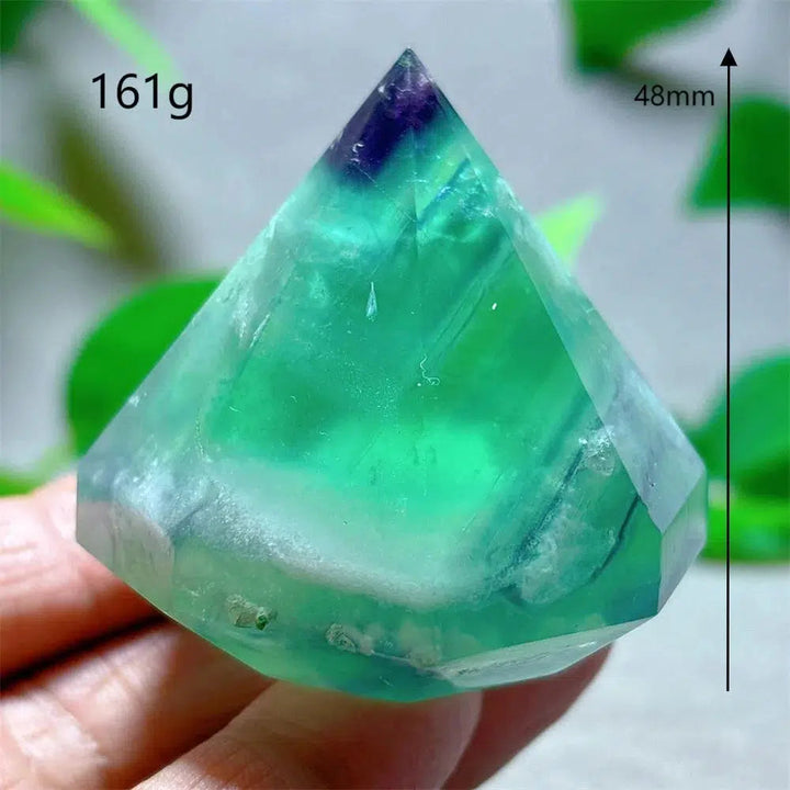 Rainbow Fluorite Diamond Point