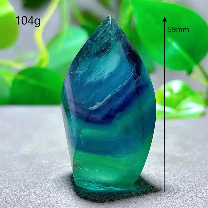 Rainbow Fluorite Flame