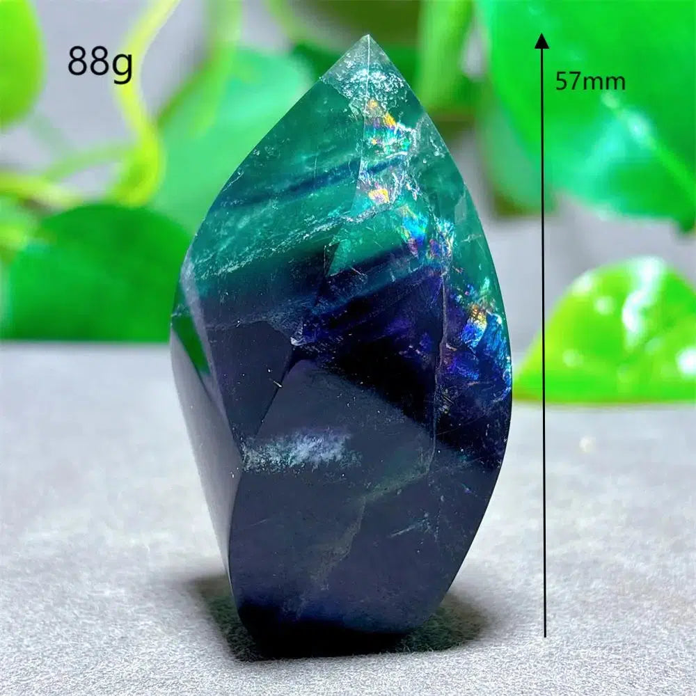 Rainbow Fluorite Flame