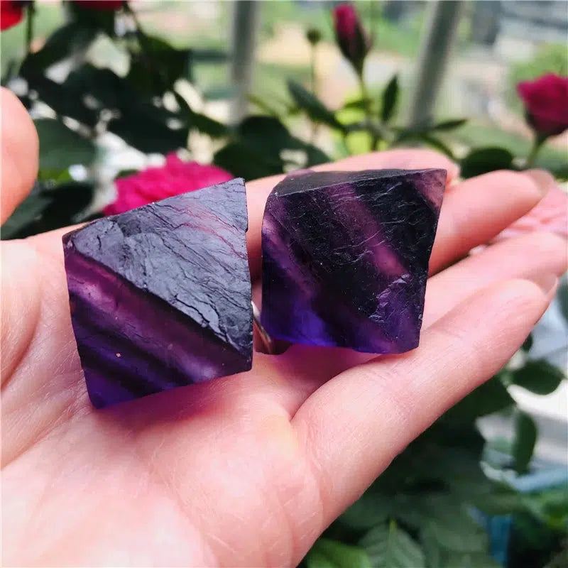 Rainbow Fluorite Octahedron