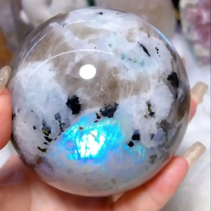 Rainbow Moonstone Sphere