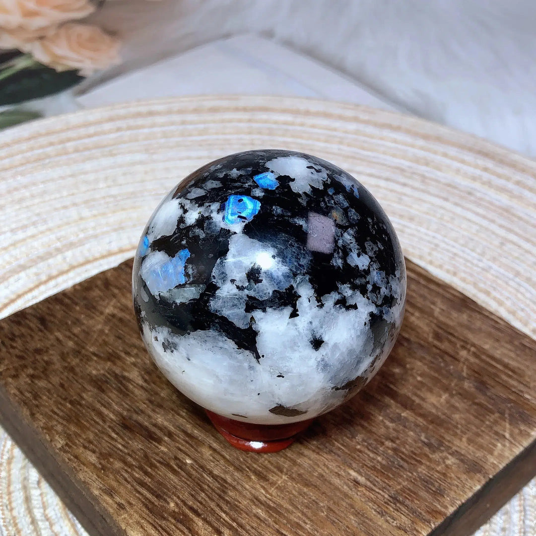 Rainbow Moonstone Sphere