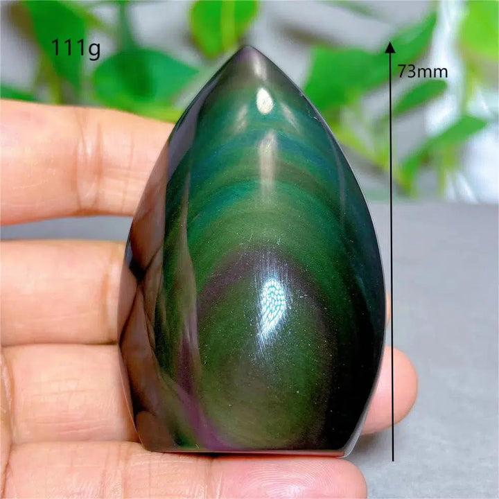 Rainbow Obsidian Freeform Torch