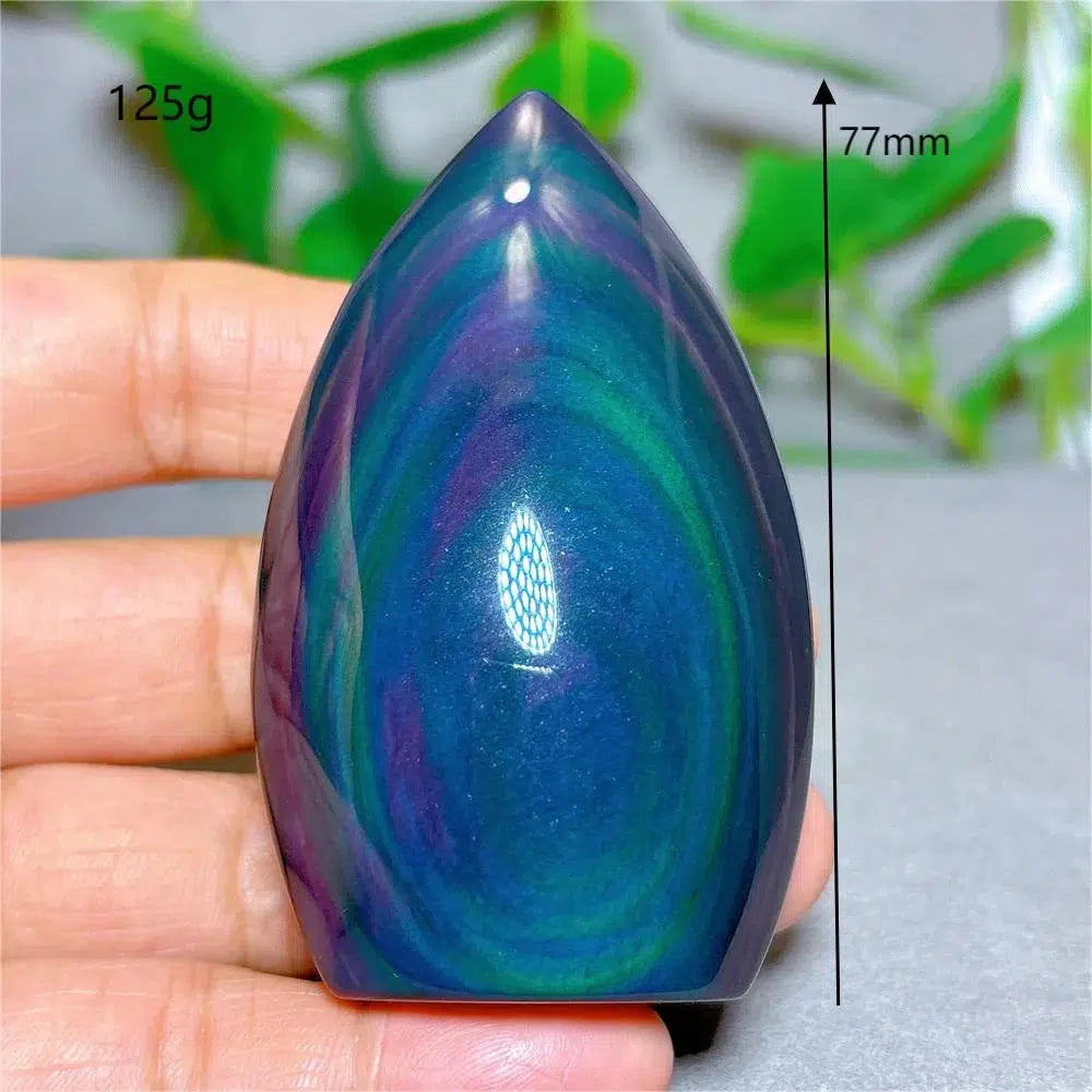 Rainbow Obsidian Freeform Torch