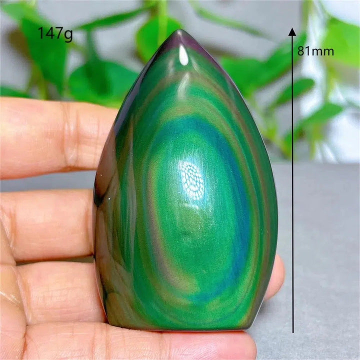 Rainbow Obsidian Freeform Torch