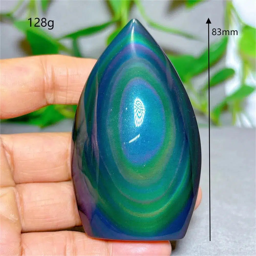 Rainbow Obsidian Freeform Torch