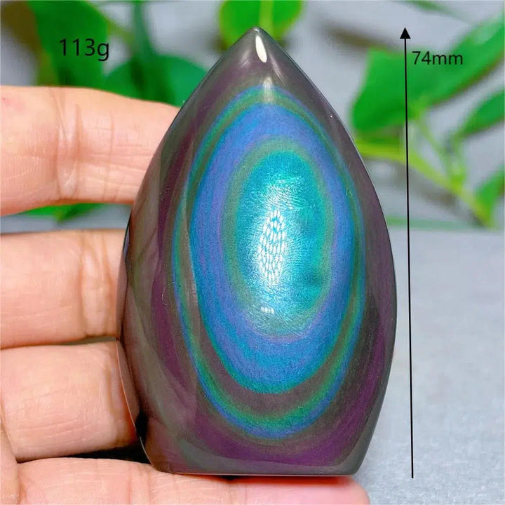 Rainbow Obsidian Freeform Torch