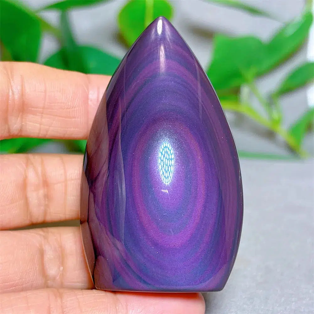 Rainbow Obsidian Freeform Torch