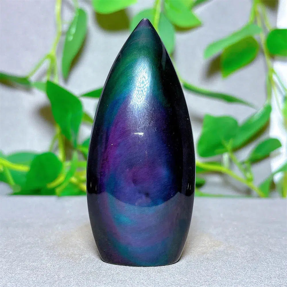 Rainbow Obsidian Freeform Torch