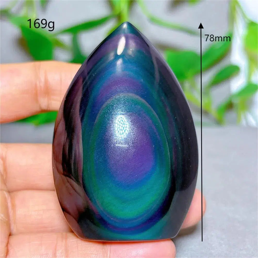 Rainbow Obsidian Freeform Torch