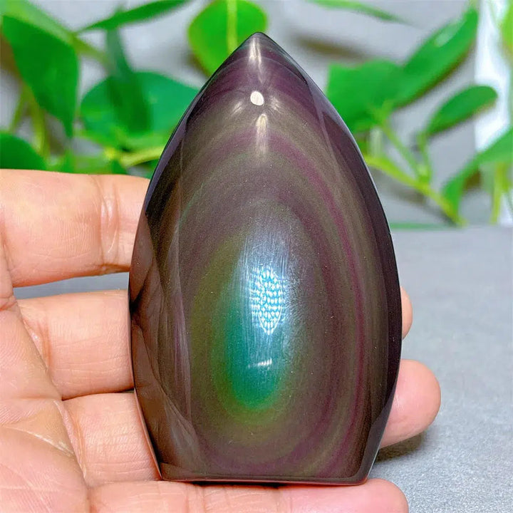 Rainbow Obsidian Freeform Torch