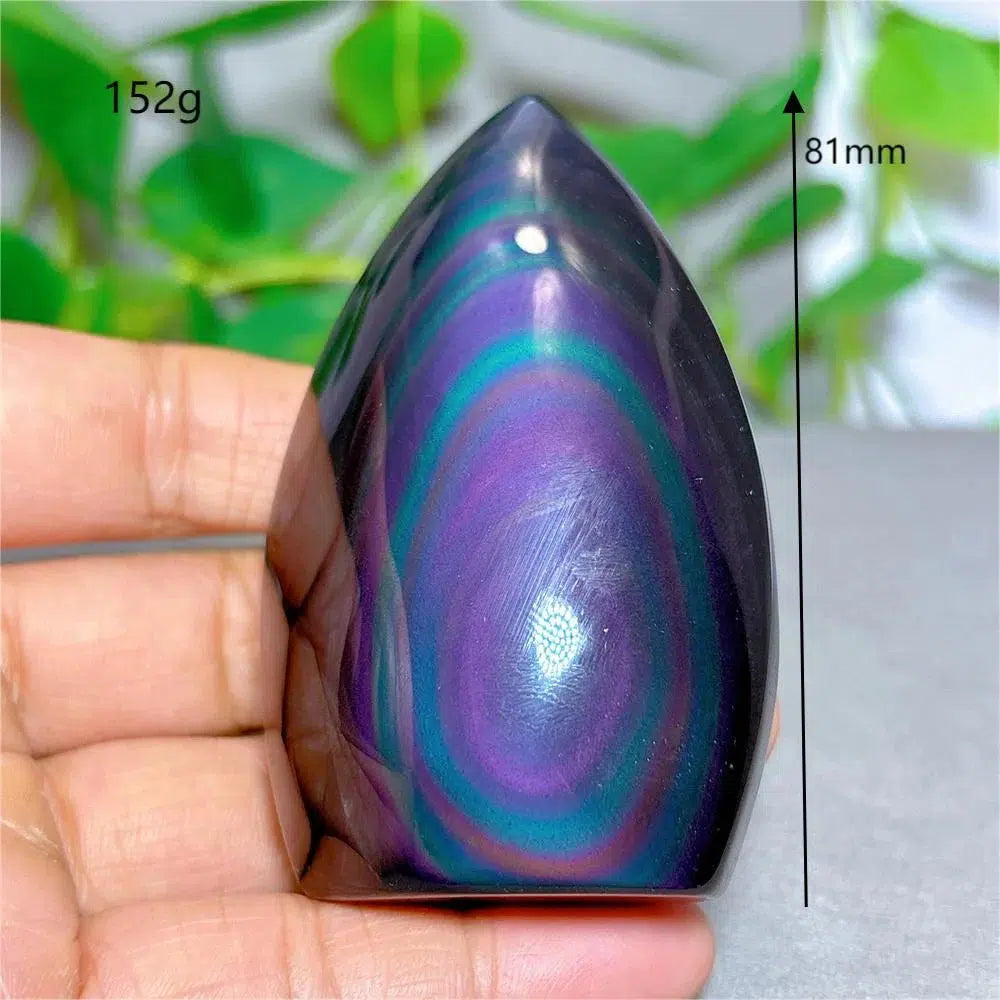 Rainbow Obsidian Freeform Torch