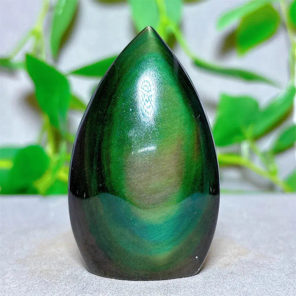 Rainbow Obsidian Freeform Torch