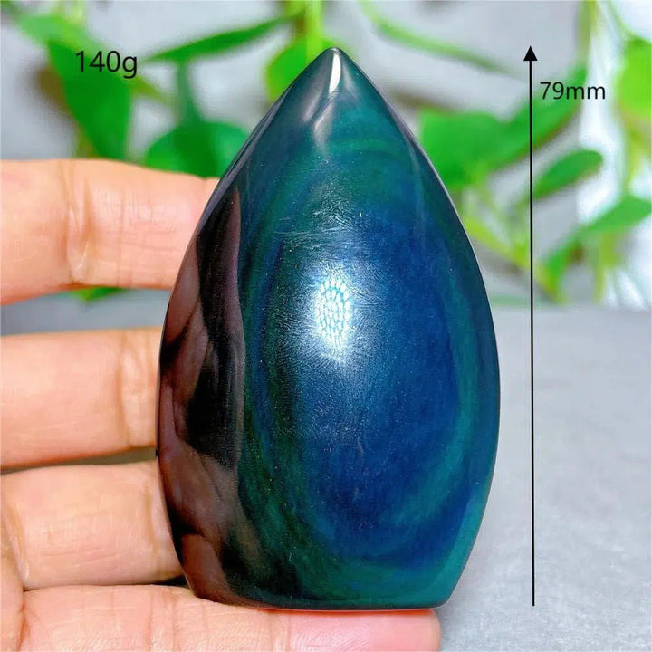 Rainbow Obsidian Freeform Torch