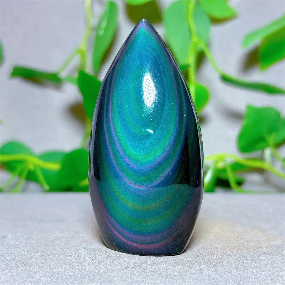 Rainbow Obsidian Freeform Torch