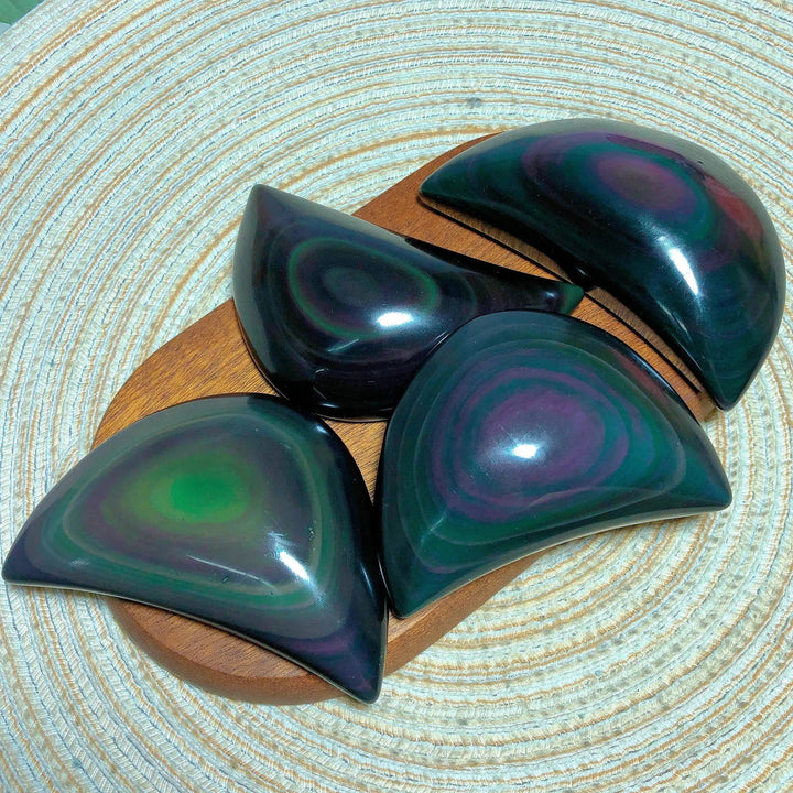 Rainbow Obsidian Moon Freeform