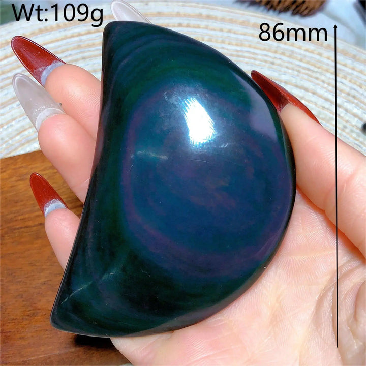 Rainbow Obsidian Moon Freeform