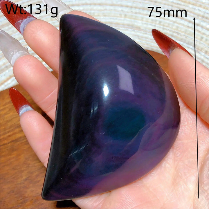 Rainbow Obsidian Moon Freeform