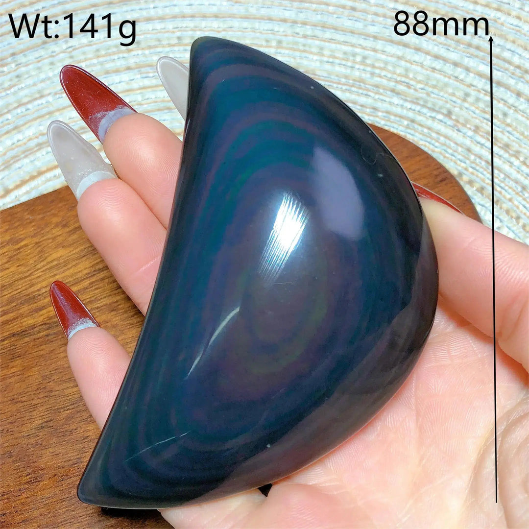 Rainbow Obsidian Moon Freeform