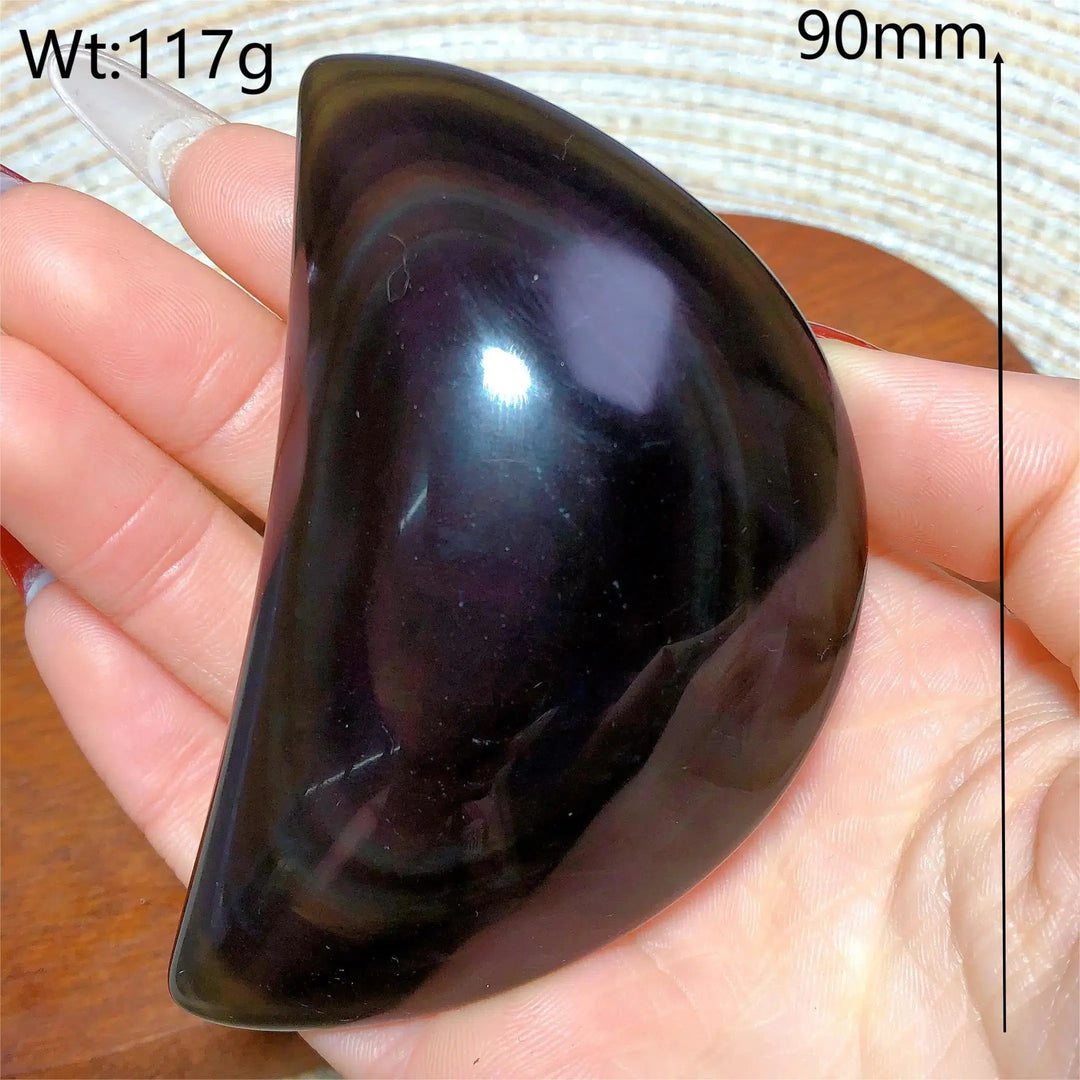 Rainbow Obsidian Moon Freeform