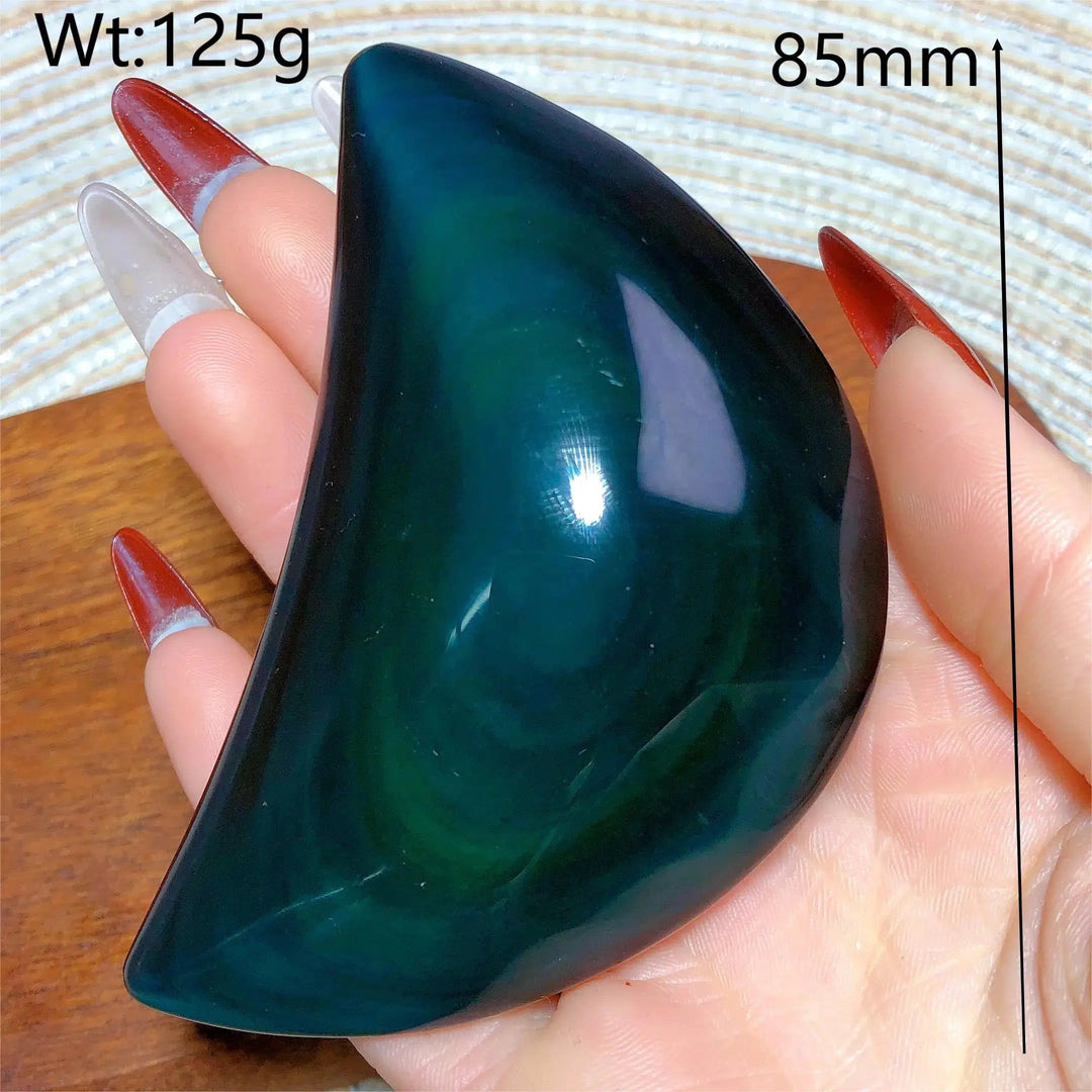 Rainbow Obsidian Moon Freeform