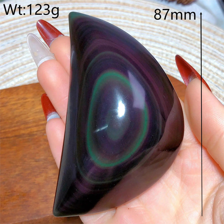 Rainbow Obsidian Moon Freeform