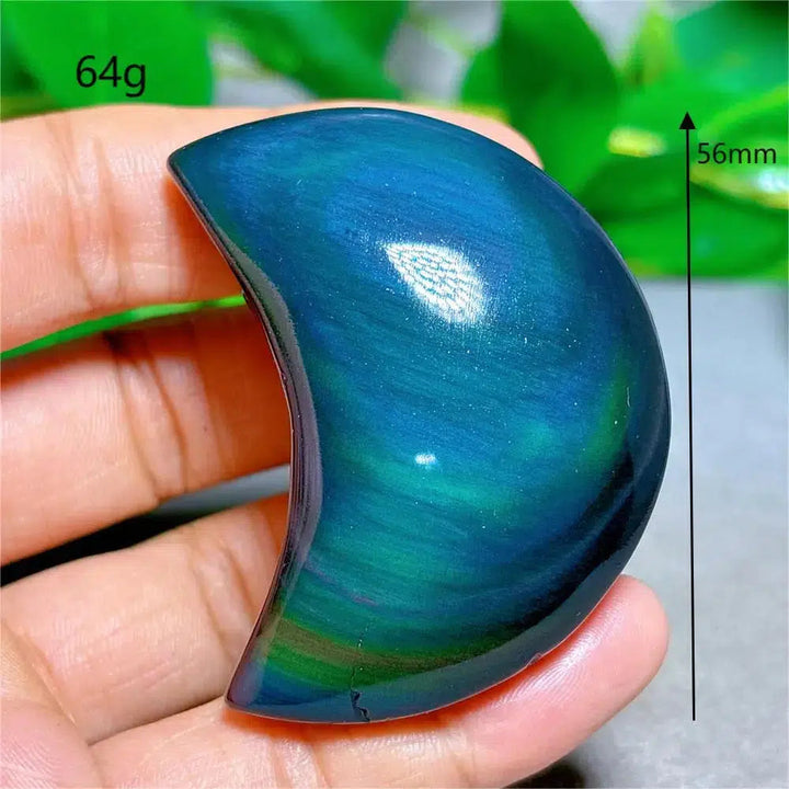 Rainbow Obsidian Moon