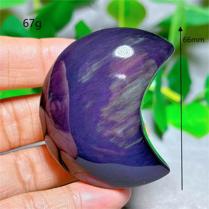 Rainbow Obsidian Moon