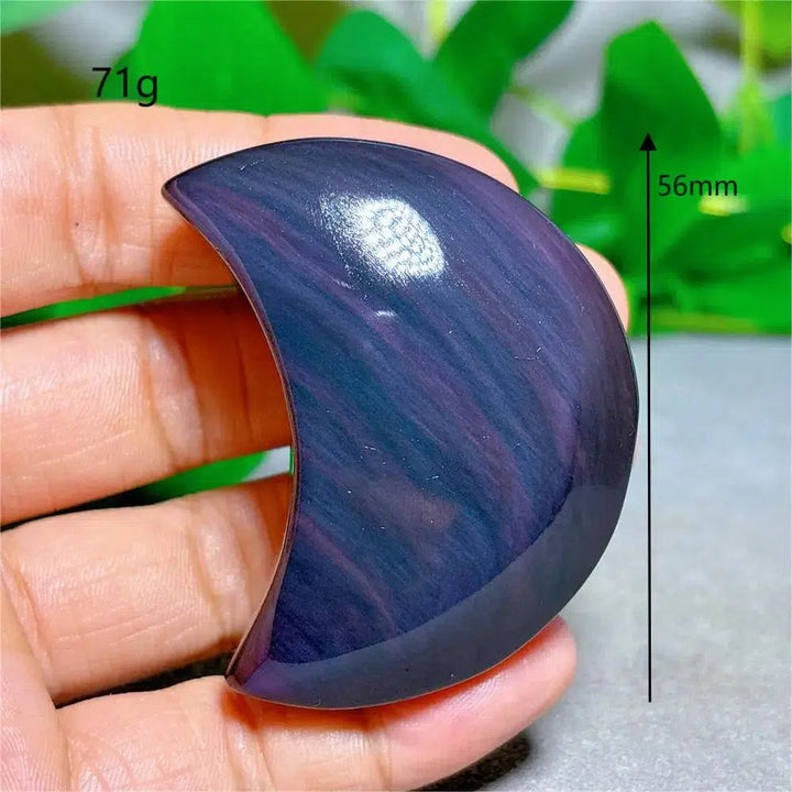 Rainbow Obsidian Moon